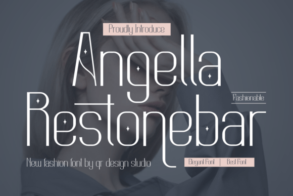 Angella Restonebar: A Display Font That Feels Like Home