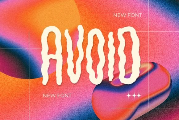 Avoid: A Display Font That Stops Scrolling