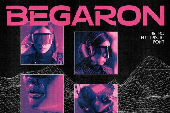 Begaron: A Futuristic Display Font for Scroll-Stopping Campaigns