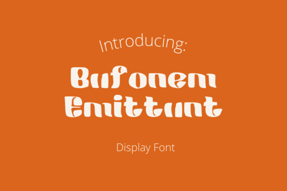 Bufonem Emittunt: A Bold Display Font for Scroll-Stopping Campaigns
