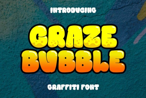 Craze Bubble: A Bold, Playful Display Font for Editorial Moments