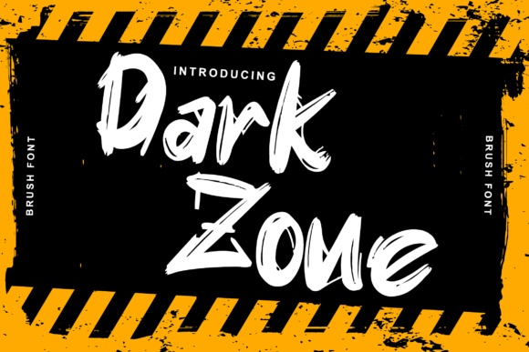 Dark Zone Font: A Display Typeface for Scroll-Stopping Campaigns