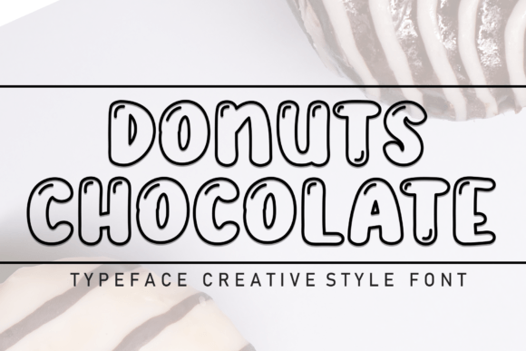 Donuts Chocolate: A Friendly Handwritten Display Font for Editorial Charm