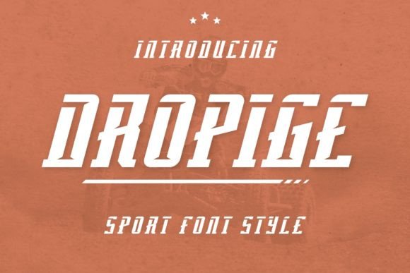 Dropige: A Bold Display Font That Makes Your Brand Instantly Memorable