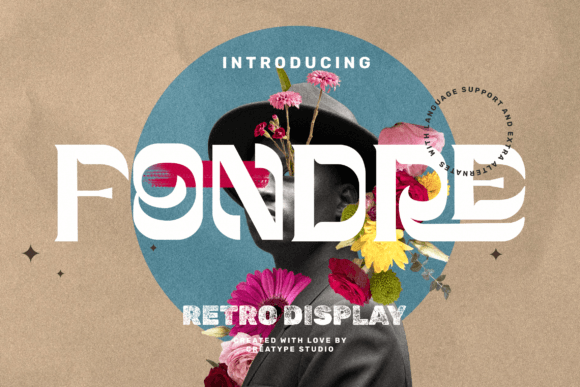 Fondre: A Retro Display Typeface That Just Feels Right