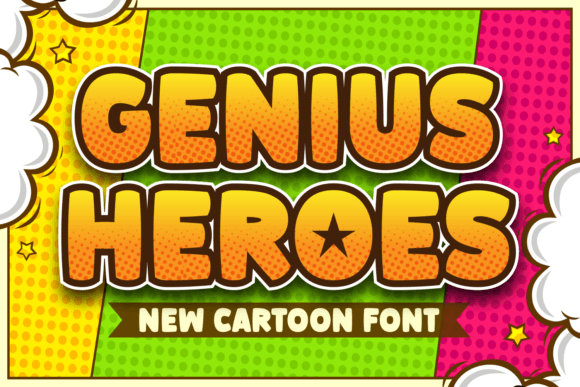 Genius Heroes: A Display Font That Demands Attention