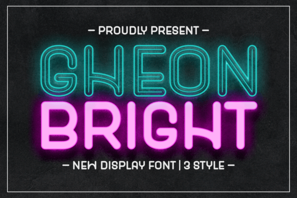 Gheon Bright: A Display Font That Feels Like Sunlight on Paper