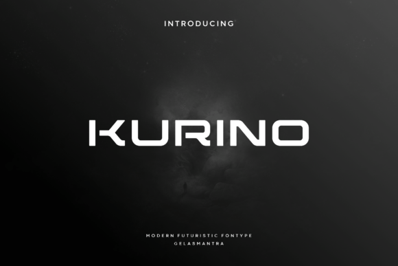 Kurino: A Futuristic Display Font for Handmade Creators