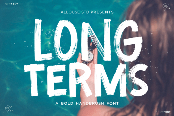 Longterms: A Bold Display Font That Cuts Through the Feed