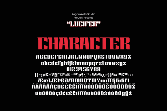 Lucifer: A Modern Display Font That Elevates Your Brand