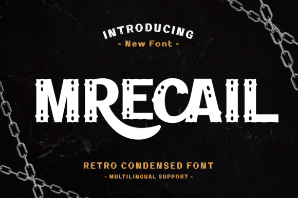 Mrecail: A Display Typeface for Editorial Impact