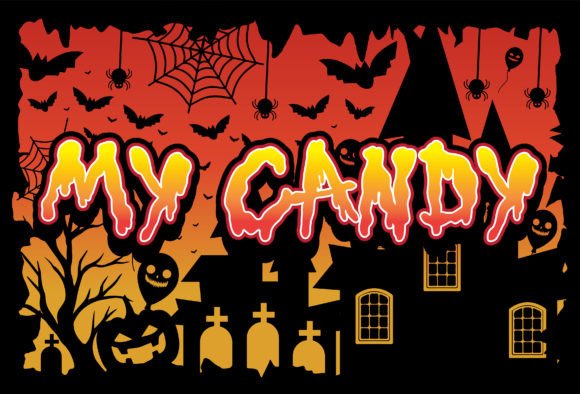 My Candy: A Horror Display Font That Screams Campaign Clarity