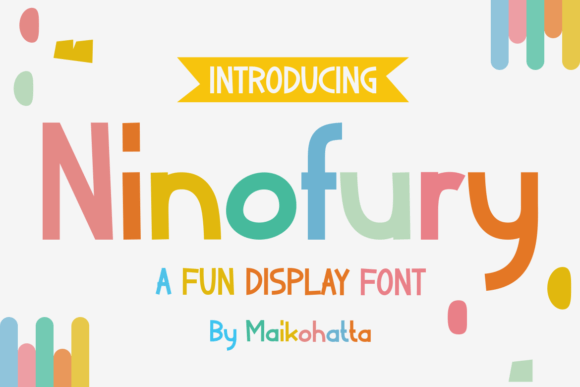 Ninofury: A Playful Display Font That Elevates Small Business Branding