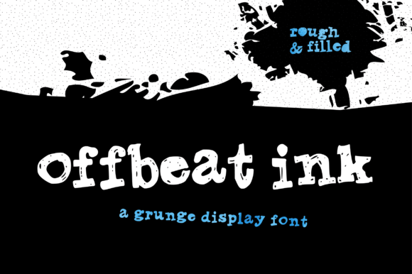 Offbeat Ink: A Handwritten Display Font with Editorial Soul