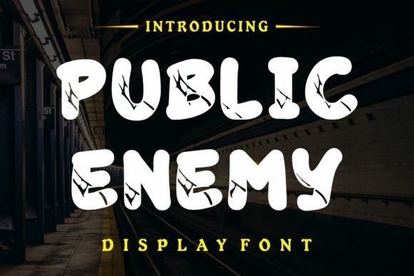 Public Enemy: A Bold Display Font That Demands Attention
