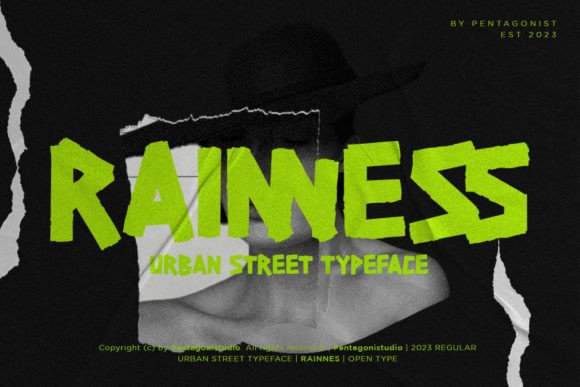 Rainness: A Display Font That Commands Attention