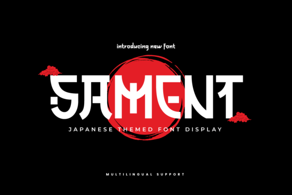 Sament: A Japanese Display Font That Elevates Your Brand