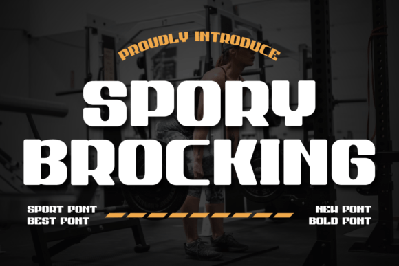 Spory Brocking: A Bold Display Font for Editorial Impact