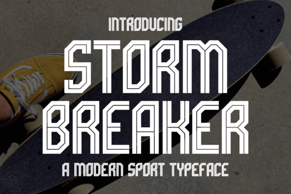 Storm Breaker: A Display Font That Commands Attention