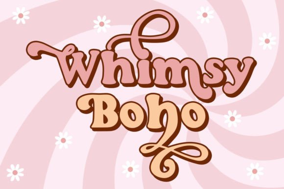 Whimsy Boho: A Handwritten Retro Font for Authentic Brand Identity