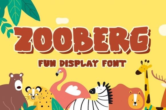 Zooberg: A Playful Display Font with Editorial Charm